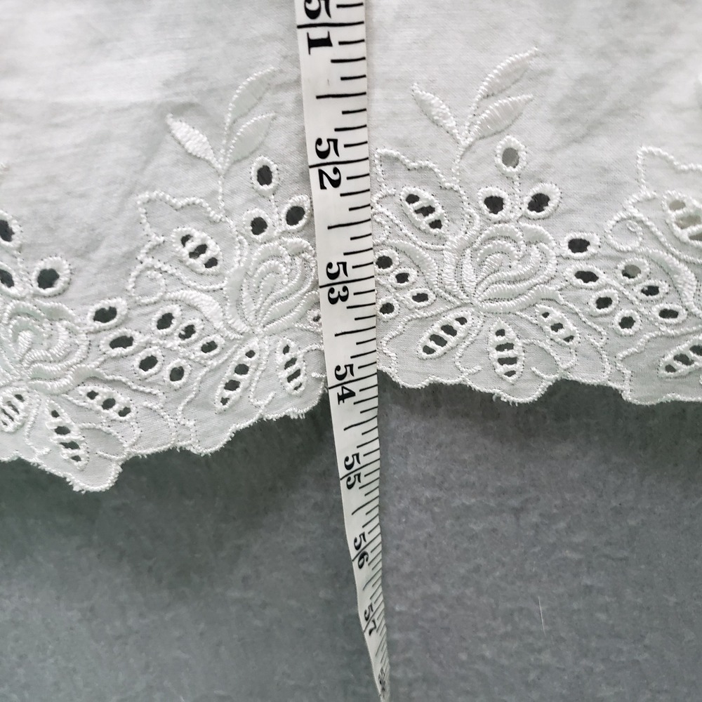 Vintage Eileen West Long Nightgown Light Aqua Blue Lace Trim Grannycore Mumu XL - Picture 6 of 12
